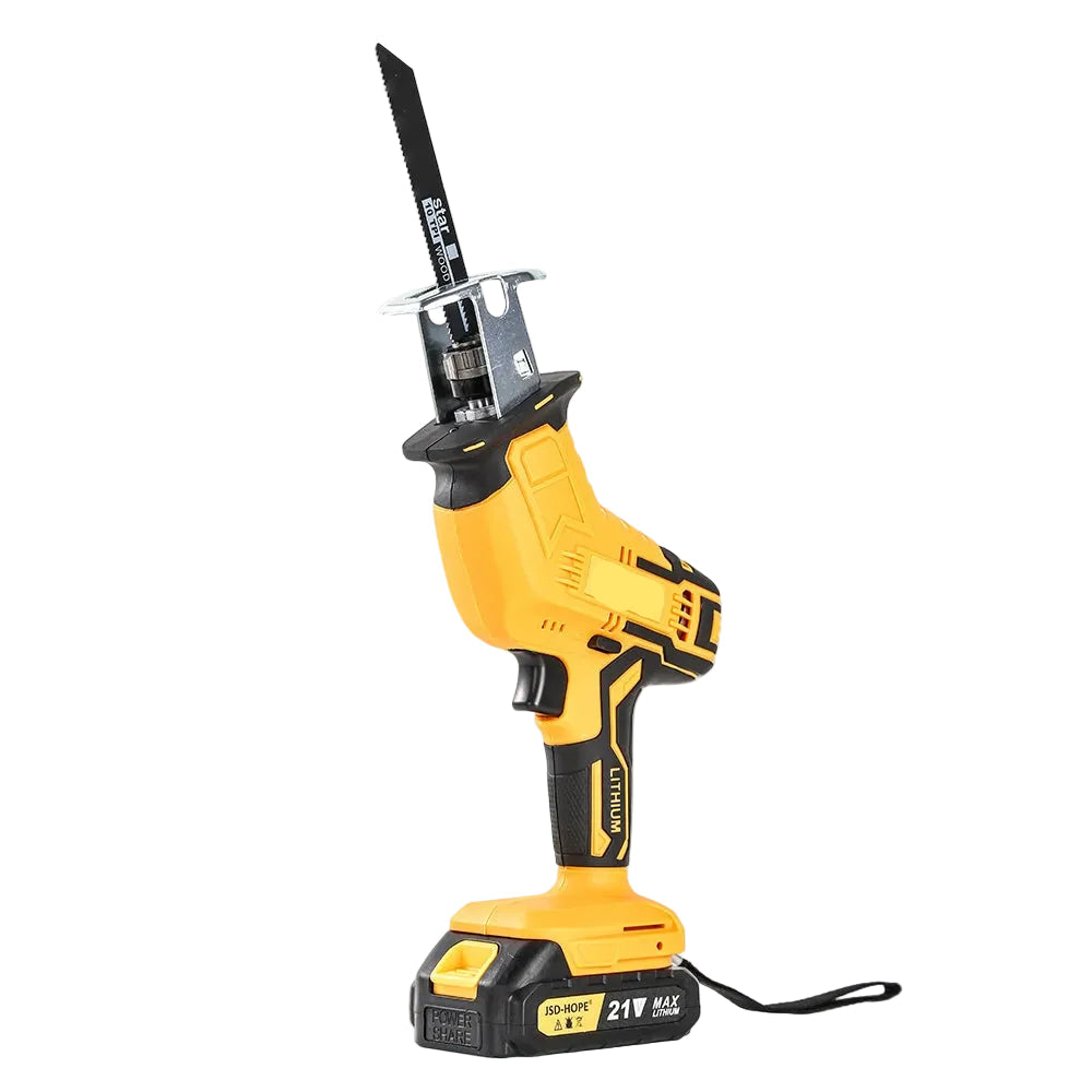 Cordless Reciprocating Saw 20V Brushless Electric Saw Multifunctional Metal Wood Pipe Cutting Saw Power Tool