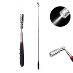 Telescopic Magnetic Pickup Tool with LED Light Portable Extendable Pen for Screws Nuts Bolts Metal Parts
