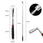 Telescopic Magnetic Pickup Tool with LED Light Portable Extendable Pen for Screws Nuts Bolts Metal Parts