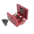3-in-1 Dowelling Jig Wood Drill Guide Locator Clamp DIY Carpentry Aluminium Alloy
