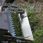 Heavy Duty Garden Cultivator Weeder with Rolling Rotary Teeth Manganese Steel Soil Loosening Tool (No Handle)