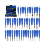 Terminal Removal Tool Kit 41 Piece Multi-Function Electrical Connector Depinning Set with Storage Case