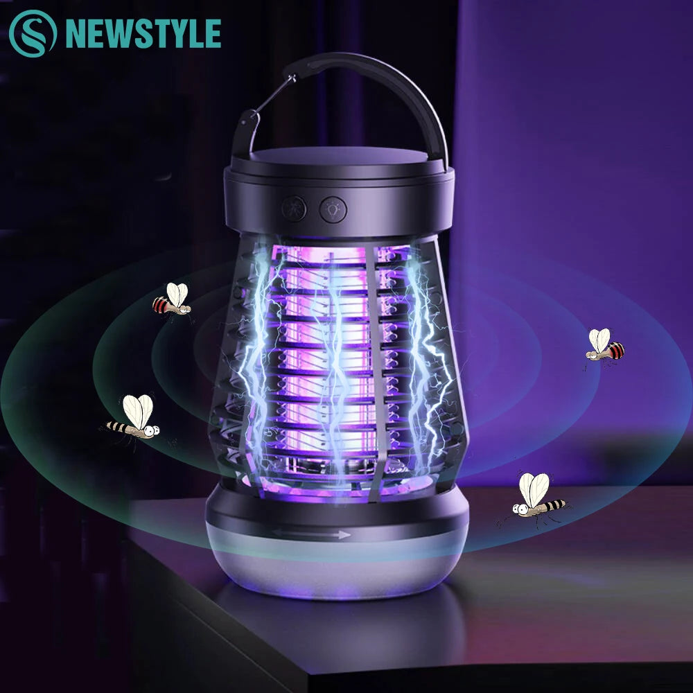 Portable USB Mosquito Repellent Lamp with Rechargeable Battery, 4 Brightness Levels and SOS Light