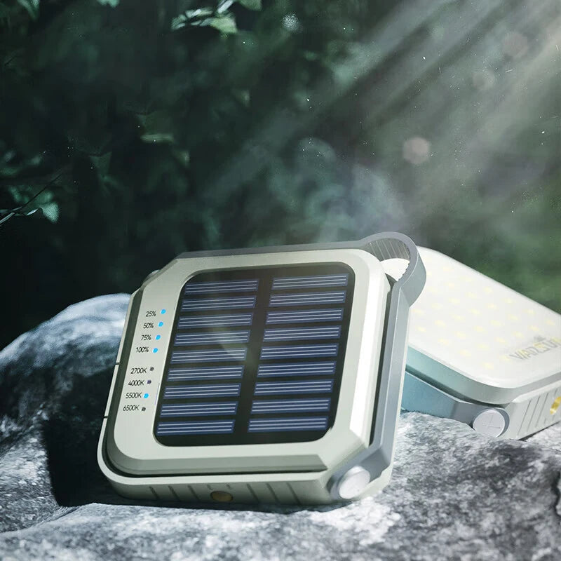 Portable Rechargeable LED Camping Lantern with Hanging Hook and USB Type C Charging for Outdoor and Work Use