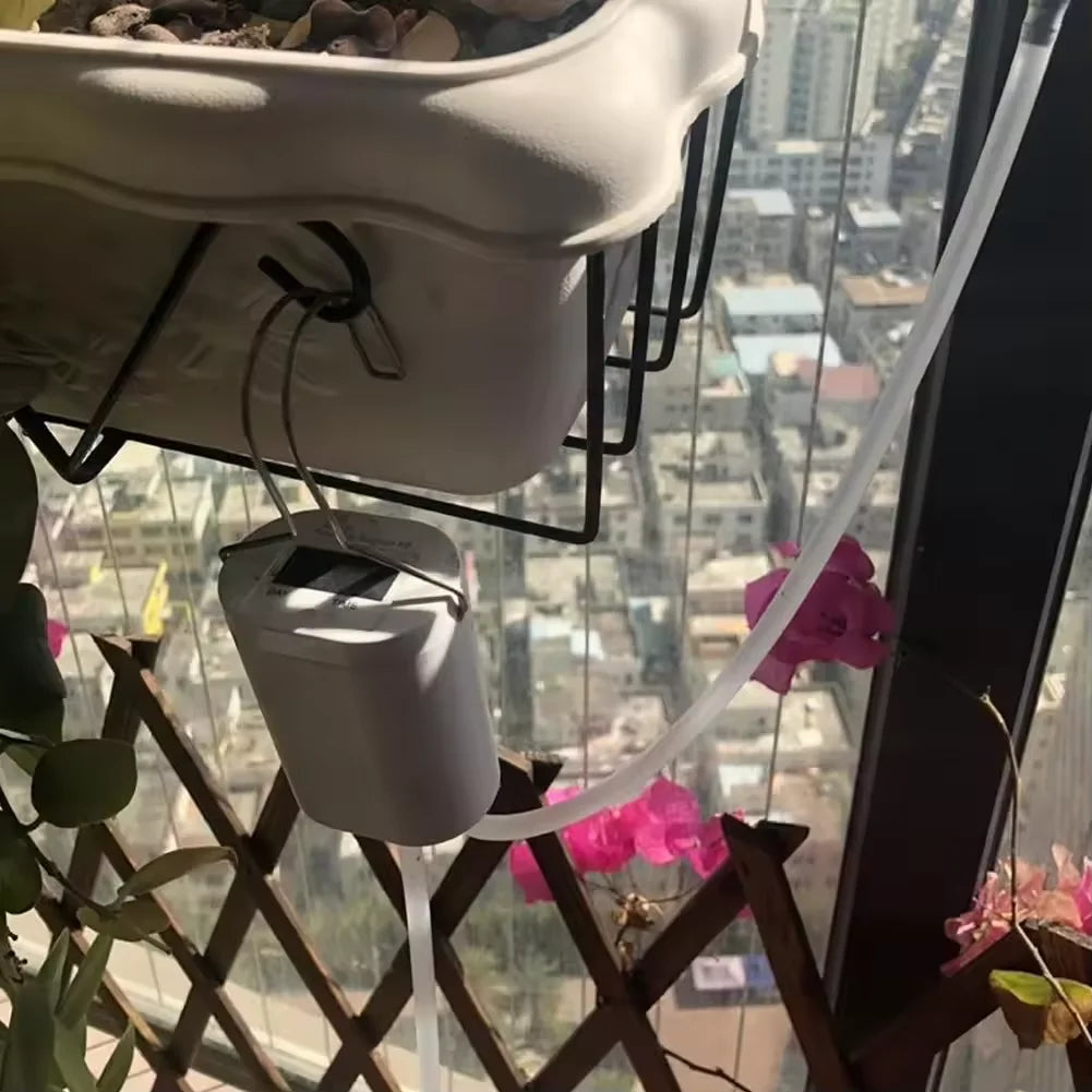 Portable Automatic Plant Watering Pump with Timer Drip Irrigation Kit for Indoor and Garden Plants