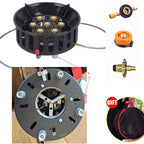 7-Core Camping Stove High-Power Strong Fire Portable Tourist Gas Burner Windproof Electronic Ignition Camping Equipment