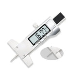 Digital Tyre Tread Depth Gauge 0-25mm LCD Stainless Steel Measuring Tool for Vehicle Maintenance