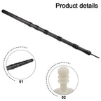 Adjustable Carbon Fiber Tarp Pole Lightweight Telescopic 5-Section Canopy and Awning Support