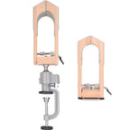 Leather Stitching Pony 360 Degree Rotating Wooden Sewing Clamp with Desktop Mount for Leathercraft