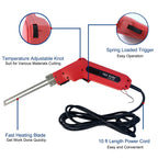Portable Electric Foam Cutter Knife 250W Adjustable Temperature Thermal Cutting Tool with Carry Case