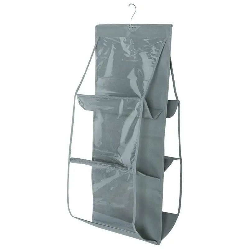 Hanging Closet Organizer 6 Pocket Storage Bag for Handbags Accessories and Sundries