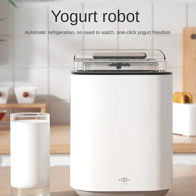 Smart Yogurt Maker 800ml 36W with LCD Display Temperature Control Glass Fermentation Jar