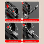 Manual Staple Gun for Woodworking and Upholstery Projects Compatible with U/T/N Staples