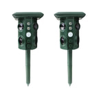 Solar Powered Ultrasonic Animal Repellent for Garden Yard and Outdoor Areas Portable Pest Deterrent