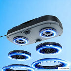 Smart Robot Window Cleaner Vacuum with Automatic Glass Cleaning System and 450cm Cord