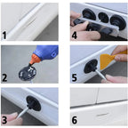 Paintless Dent Repair Bridge Puller Kit with 7 Tabs Car Body Dent Removal Tool Set