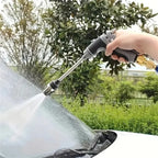 Heavy Duty Garden Hose Spray Nozzle with Adjustable Water Flow for Car Cleaning and Plant Watering