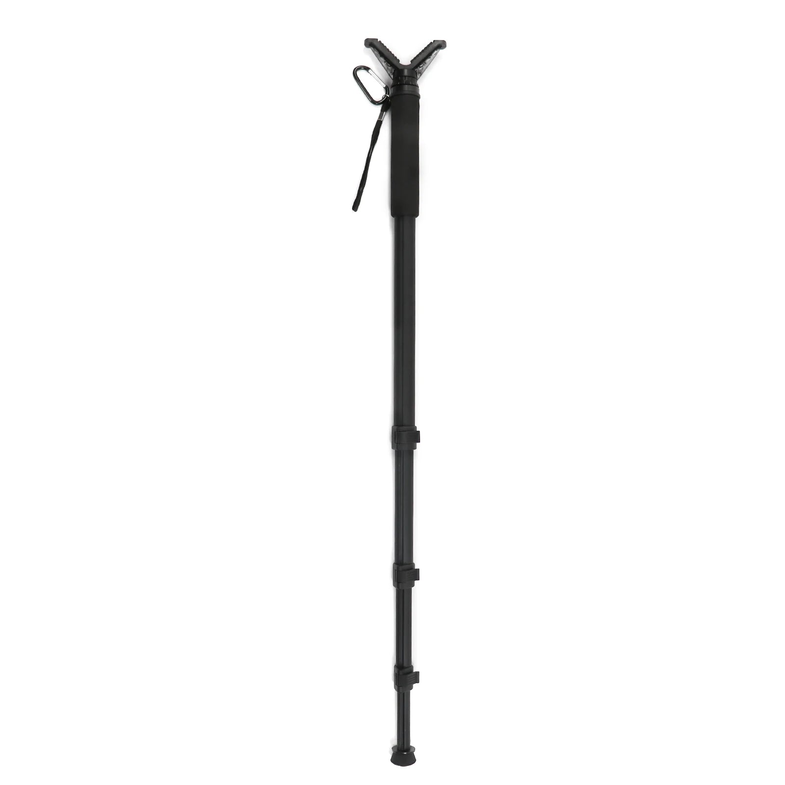Heavy Duty Aluminum Monopod Stand Adjustable Height 60cm to 177cm with V Yoke Head and Carry Bag