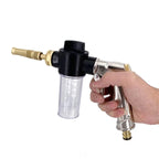 High Pressure Metal Garden Hose Spray Nozzle with Variable Flow Control for Car Washing and Plant Watering