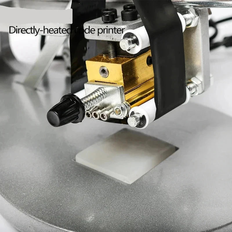 Manual Date Code Printer 100W Thermal Ribbon Batch Expiry Coding Machine with A-Z and 0-9 Characters