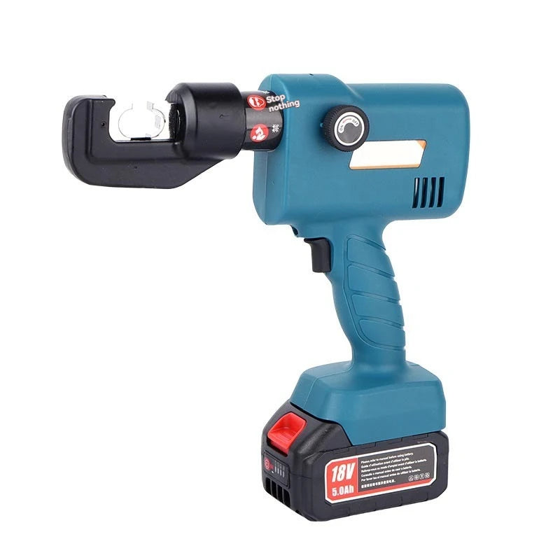 Cordless Hydraulic Crimping Tool 18V Heavy Duty 4-70mm2 Cable Terminal Press Tool Kit