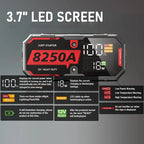 Heavy Duty Portable 12V Car Jump Starter 32000mAh Booster with PD65W Fast Charging and SOS Light