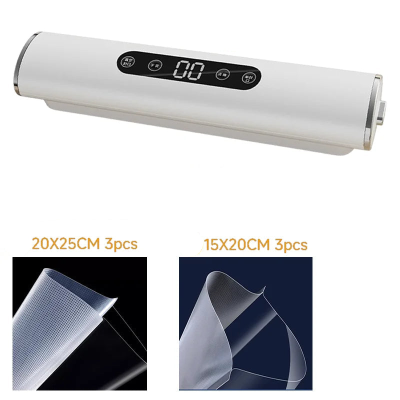 Electric Vacuum Sealer Machine for Food with 30cm Sealing Length – Kitchen Packaging Tool