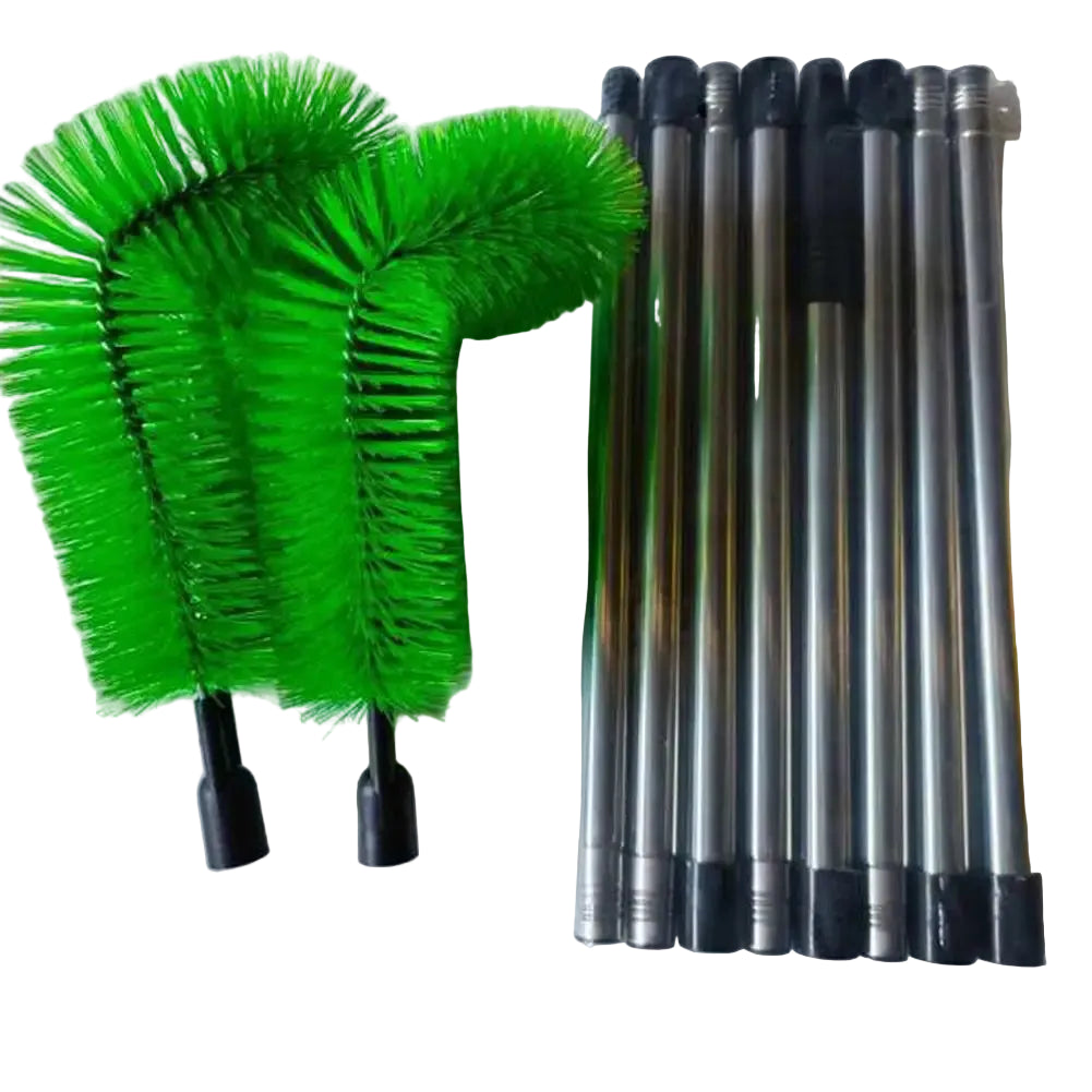Telescopic Gutter Cleaning Brush with Extendable Pole 400cm for Roofs, Gutters, and Drains