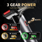 Portable Cordless Car Vacuum Cleaner with Brushless Motor, Rechargeable Handheld Vacuum with Accessories