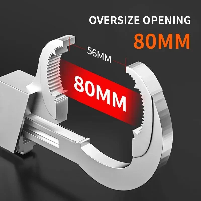 Portable Multi-Function Faucet Wrench with Double Head Adjustable Spanner Tool
