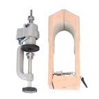 Leather Stitching Pony 360 Degree Rotating Wooden Sewing Clamp with Desktop Mount for Leathercraft