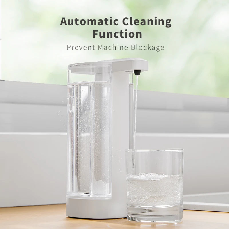 Rechargeable Automatic Foam Soap Dispenser 500ml with Sensor Operation and USB Type-C Charging