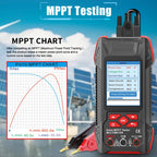 Rechargeable Solar Panel Tester with 3.2 Inch Display and MPPT Curve Analysis for Photovoltaic System Testing