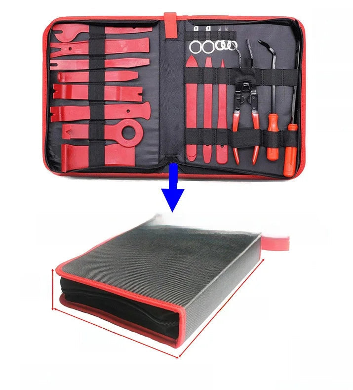 19 PCS Car Door Panel Removal Tool Kit Audio Decorative Removal Set PP Material for Car Maintenance And Repair