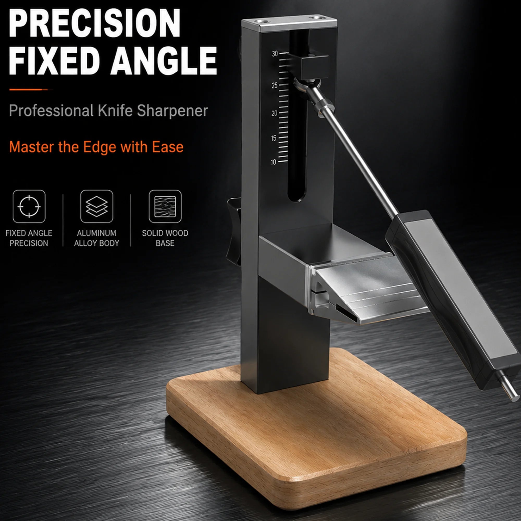 Adjustable Precision Knife Sharpener System with Diamond Sharpening Stones Metal Sharpening Kit