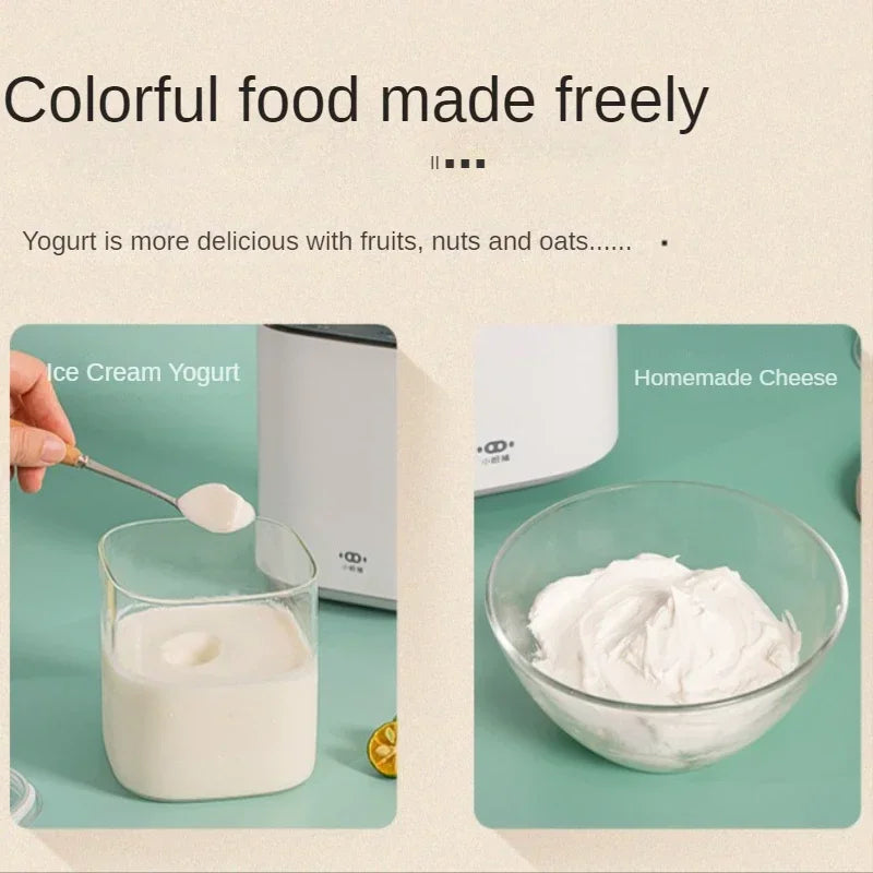 Smart Yogurt Maker 800ml 36W with LCD Display Temperature Control Glass Fermentation Jar
