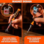68-in-1 Precision Screwdriver Set with 60 Magnetic Bits and Portable Storage Case
