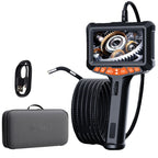 Portable 1080P Inspection Camera with Screen Waterproof 360 Degree Borescope