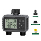 Smart 2-Zone Garden Hose Water Timer with Programmable Schedule and Rain Delay for Yard Irrigation