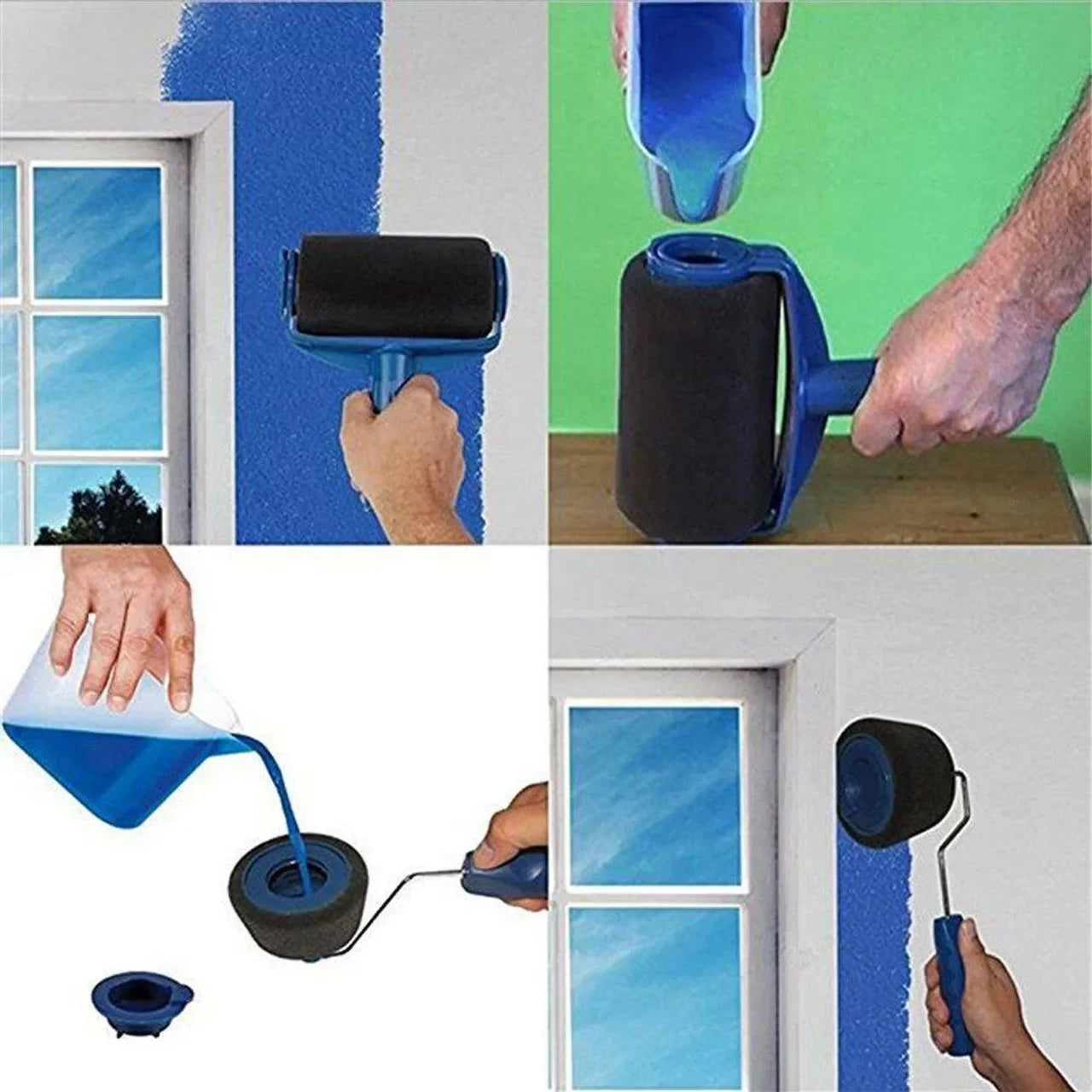 Customizable Multifunctional Paint Roller Kit for Wall Painting and Home Renovation Tools