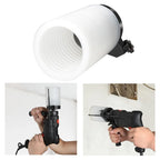 Portable Drill Dust Collector Cover with Rubber Catch Bowl for Rotary Hammer and Electric Drill