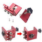 3-in-1 Dowelling Jig Wood Drill Guide Locator Clamp DIY Carpentry Aluminium Alloy