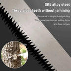Portable 16inch Folding Pruning Saw for Garden Wood Cutting with Locking Blade Design