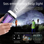Portable USB Mosquito Repellent Lamp with Rechargeable Battery, 4 Brightness Levels and SOS Light