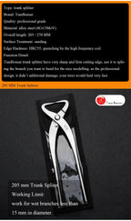 Bonsai Trunk Splitter Root Cutter Pruning Tool 20.5cm Alloy Steel Branch Shaping Cutter