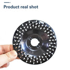 Wood Grinder Wheel Disc 12.5cm Steel Carving Shaping Disc for Angle Grinders Woodworking