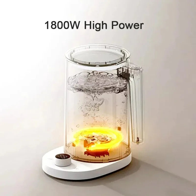1.7L Digital Electric Kettle 1800W with Adjustable Temperature and Keep Warm Function