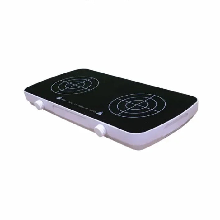 Compact Dual Position Magnetic Stirrer Laboratory Mixer with Adjustable Speed Control and Glass Work Plate