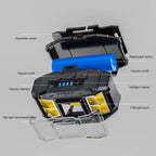 Lightweight COB LED Headlamp Rechargeable Head Torch with Power Display for Camping Fishing