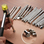 Craftsmanship DIY Leather Tools Leather Carving Printing Tools 20 piece set Printing Punching Leather Leather Bag Carving Knocki